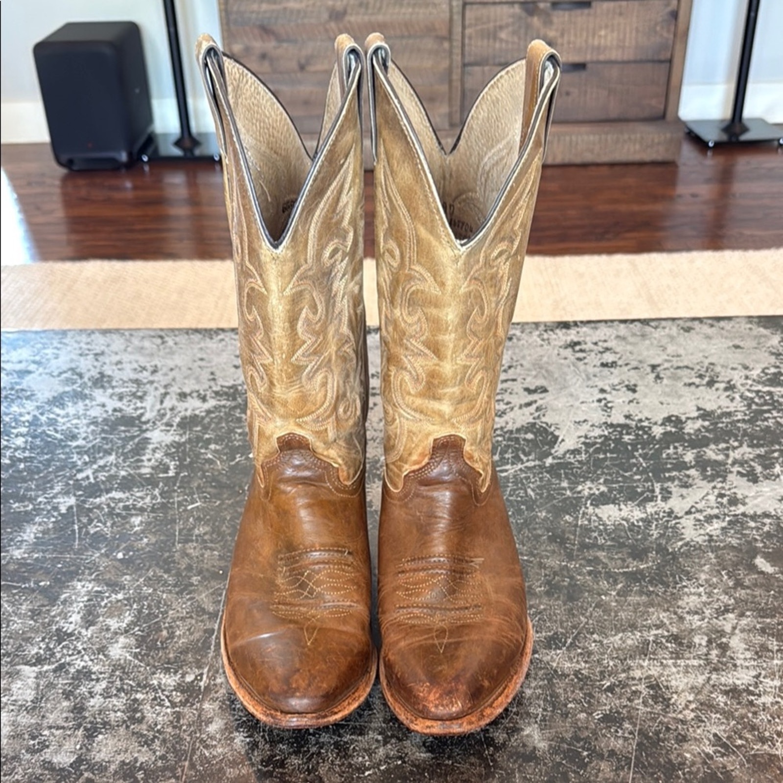 Great Western Boot Co. Brown Leather Western Boots Size 9D