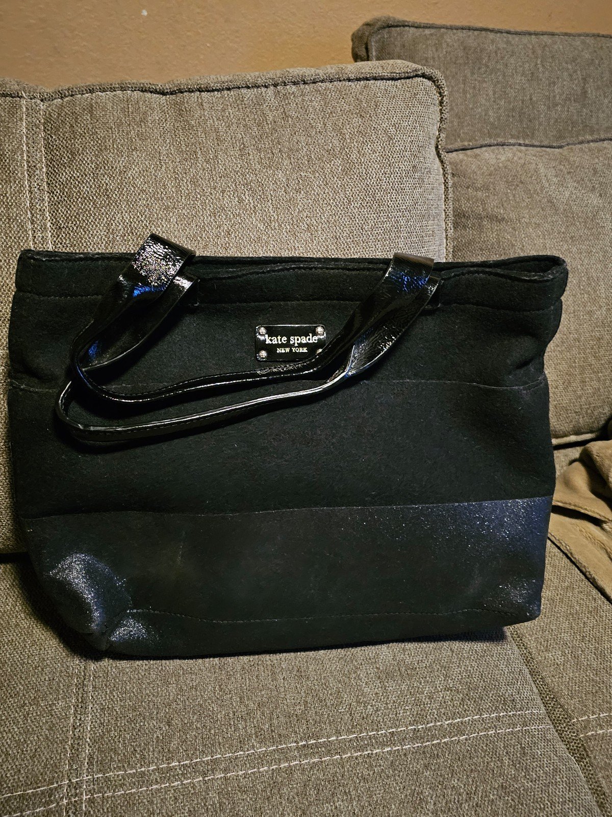 Kate Spade New York, Wool Tote Bag Vintage