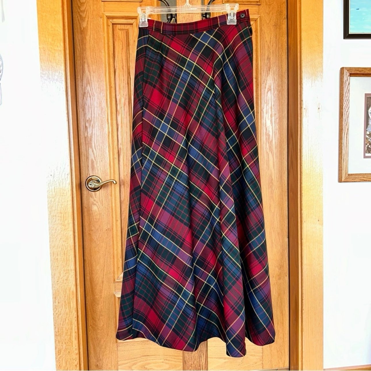 Lauren Ralph Lauren long maxi full skirt 100% wool size 4 high waist