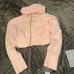 Lululemon Strawberry Milkshake Scuba Cropped Full Zip with Gold Zipper