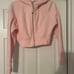 Lululemon Strawberry Milkshake Scuba Cropped Full Zip with Gold Zipper