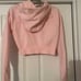 Lululemon Strawberry Milkshake Scuba Cropped Full Zip with Gold Zipper