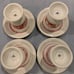 Rudensheim Heinrich Germany tea cups red and white