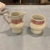 Rudensheim Heinrich Germany tea cups red and white