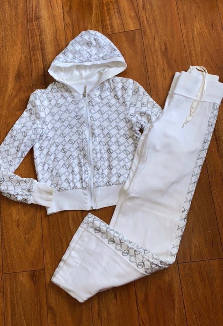 Women’s Bebe Sz S hoodie, sweatpants sweatsuit reversible