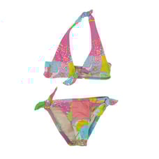 Lilly Pulitzer Patchwork Print Toddler Baby 2 Pc Swimsuit 2T