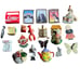 Lot of 20 Vintage Novelty Refrigerator Magnets Food Dogs Nature