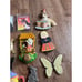 Lot of 20 Vintage Novelty Refrigerator Magnets Food Dogs Nature