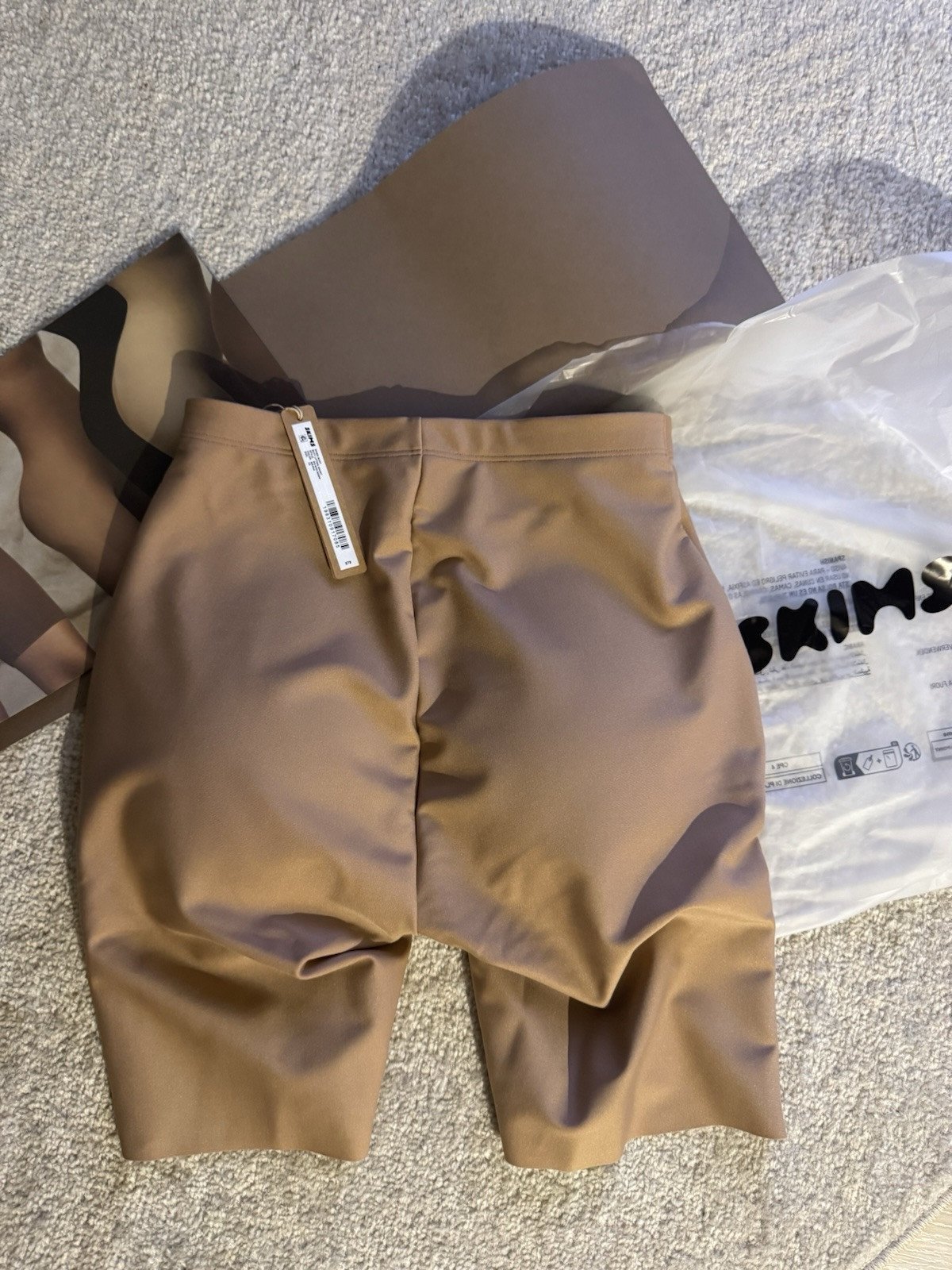 NEW Skims Body Butt Enhancing Lifting Padded Shorts Shapewear Sienna Size S