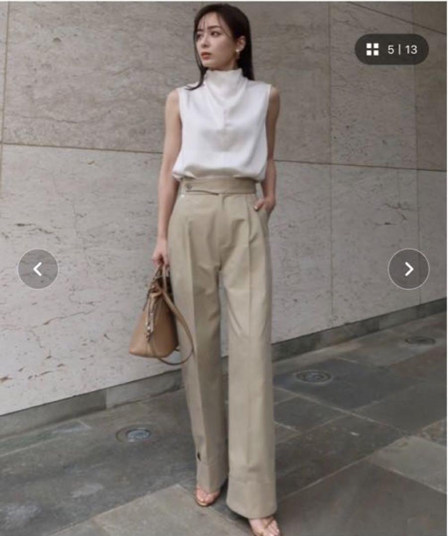 Anuance Belt Design Chino Pants
