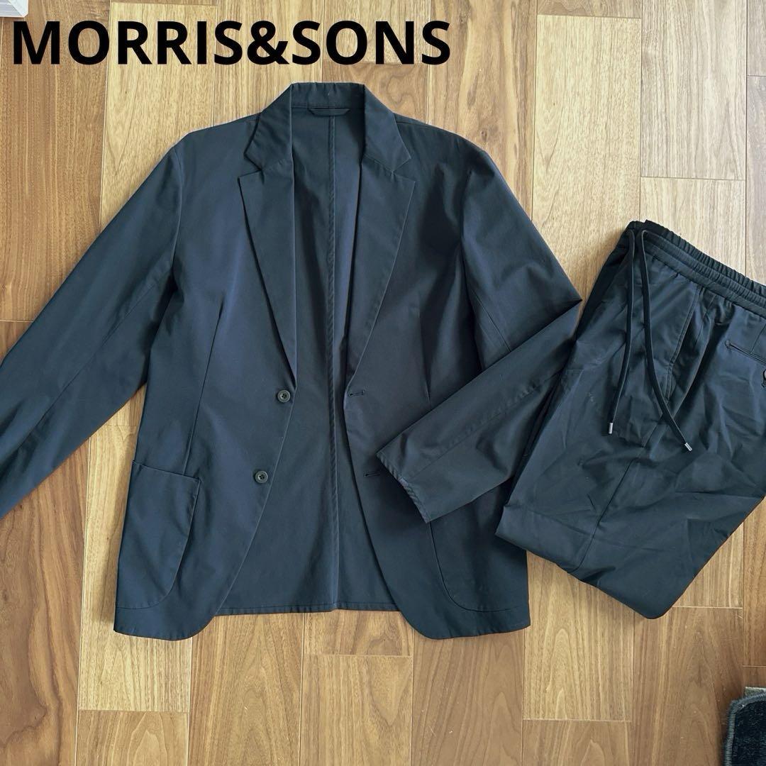 MORRIS&SONS Suit Set, Dark Navy, Jacket Size L