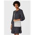 Kate Spade Purse Gray Platinum Saffiano Leather Sadie North South Crossbody Bag