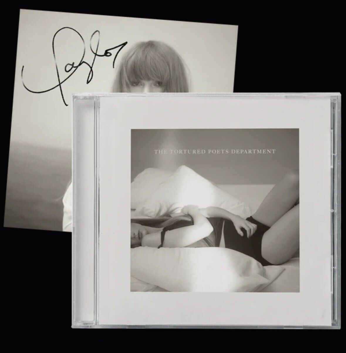 Taylor Swift The Tortured Poets Department Signed CD Manuscript READY TO SHIP