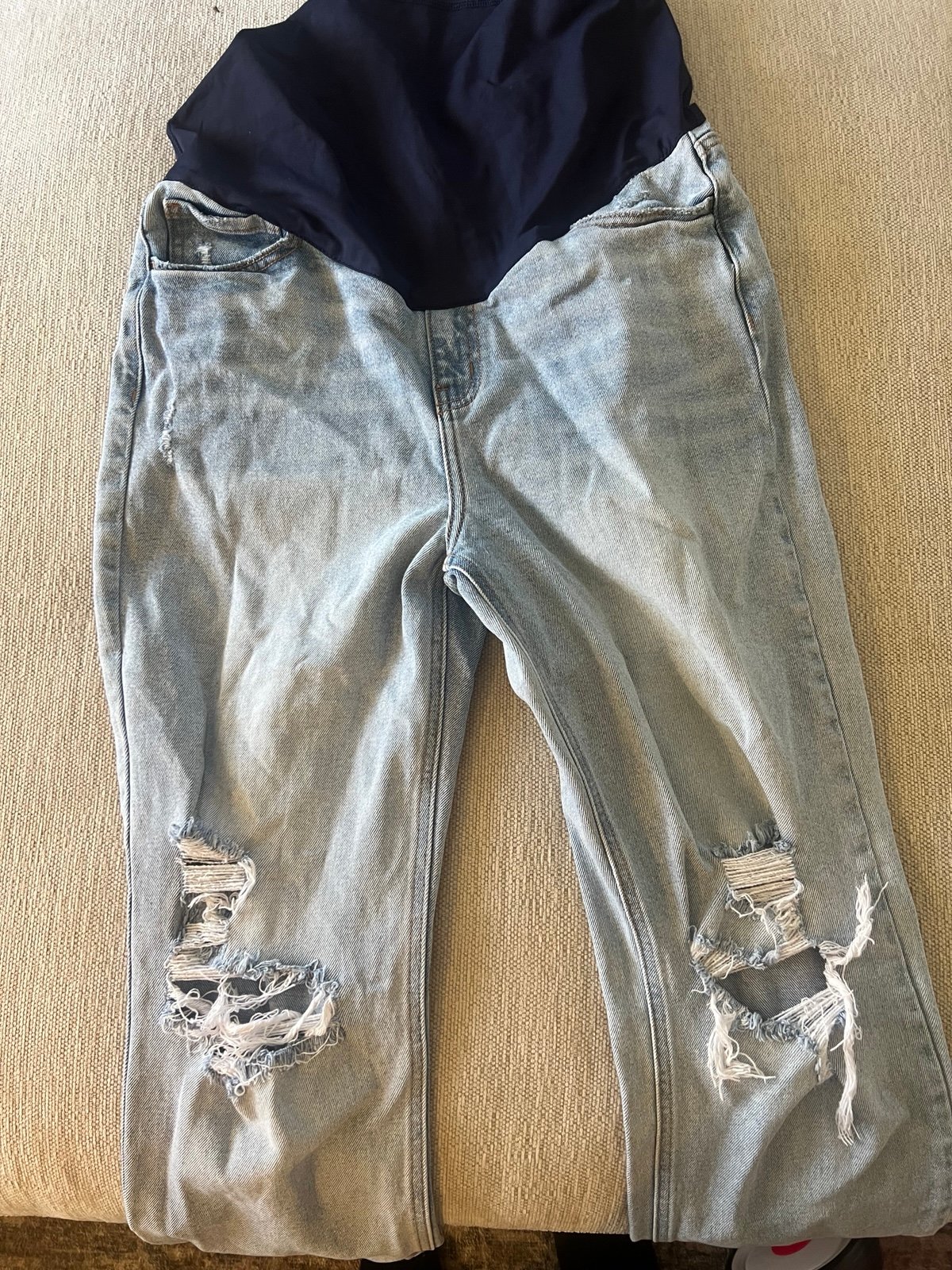 Pink Blush Maternity Jeans