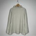 Anthropologie Saturday Sunday Aqua Funnel Mock Neck Pullover Sweater Size Large