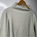 Anthropologie Saturday Sunday Aqua Funnel Mock Neck Pullover Sweater Size Large