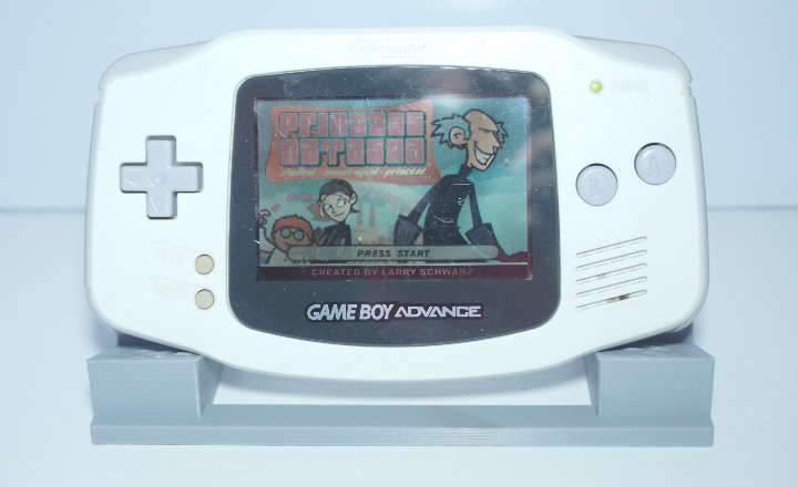 Arctic White Nintendo Game Boy Advance GBA Handheld Videogame Console AGB-001