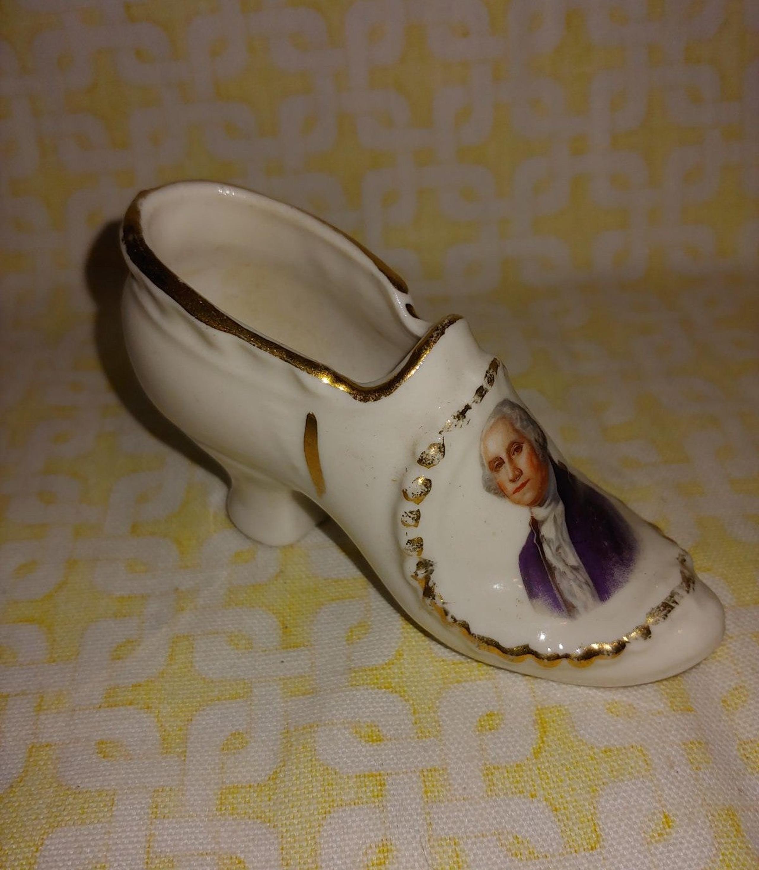 Vintage Mini George Washington Victorian Shoe