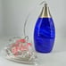 EDISHINE Plug in Pendant Hanging Light Handcrafted Cobalt Blue Art Glass New
