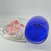 EDISHINE Plug in Pendant Hanging Light Handcrafted Cobalt Blue Art Glass New
