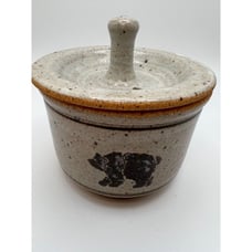 Bear & Moose Stoneware Kitchen Storage Pot
