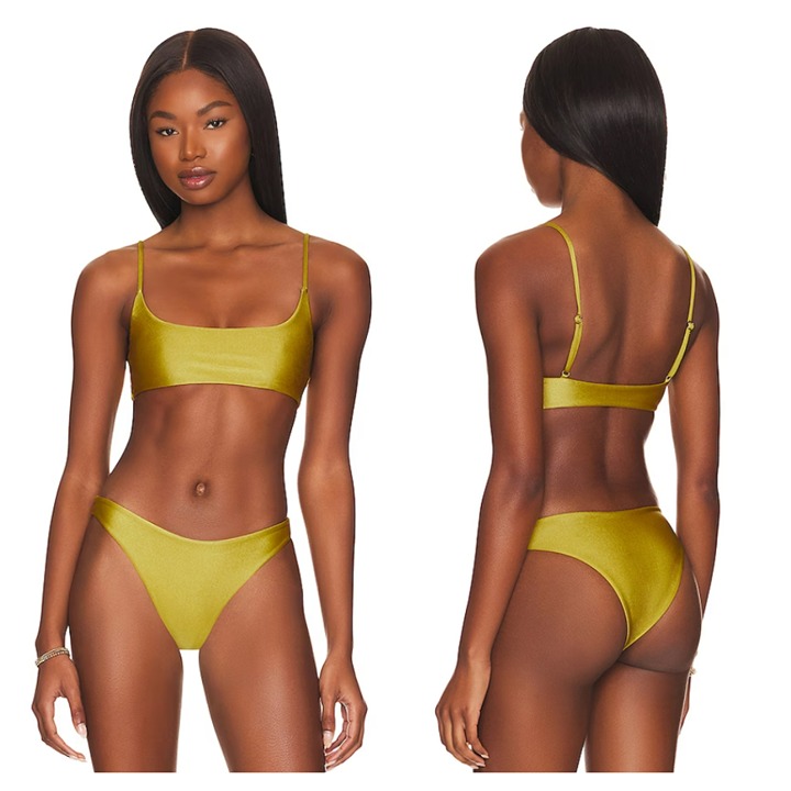 Lovers and Friends On Your Side Top and Bottom - Chartreuse