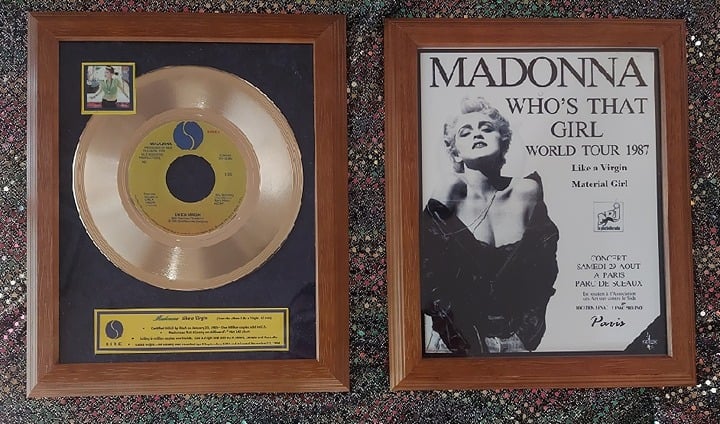 Madonna - LIKE A VIRGIN (original 45 gold record)