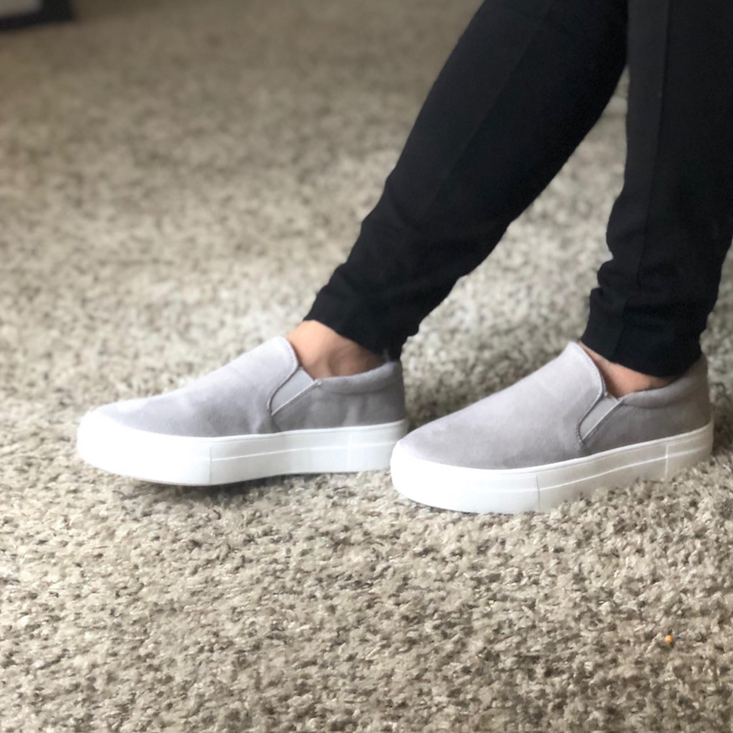 Cushioned  comfortable Platform slip on