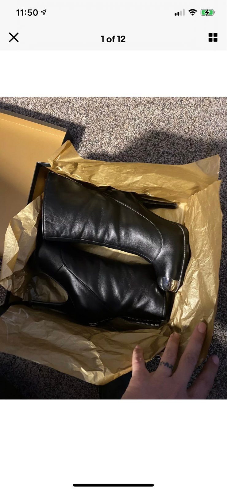 Giuseppe Zanotti Rabbit Fur Lined Boots