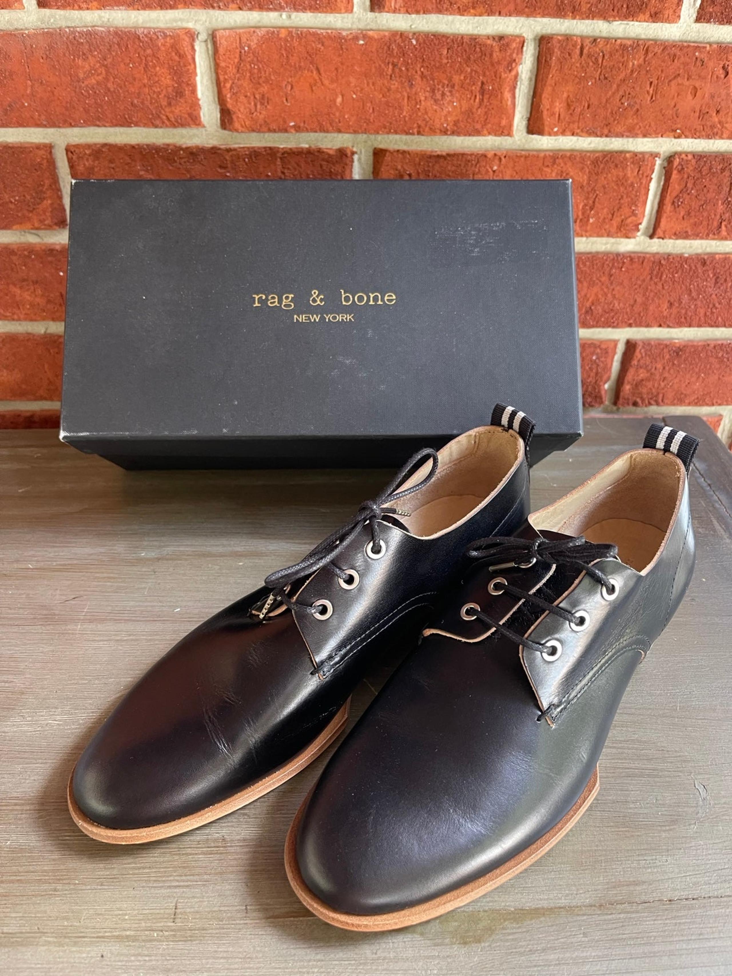 Rag & Bone Audrey Leather Lace Up Oxford 9.5