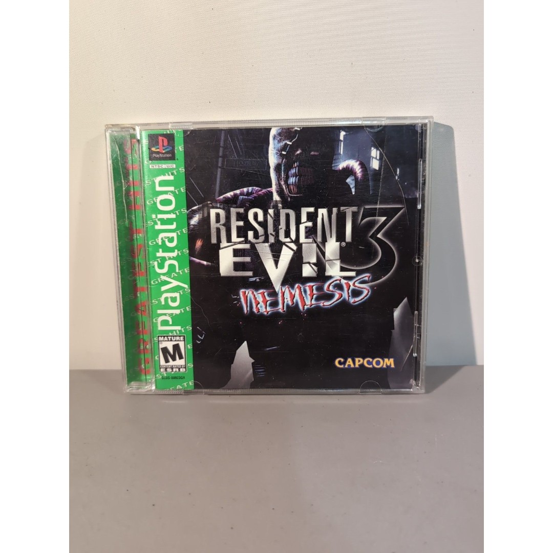 PlayStation 1 PS1 Resident Evil 3 Nemesis Complete Greatest Hits Label No Disc
