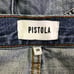 Pistola Charlie Denim Jeans 26 Cropped Distressed High Rise Straight Antidote