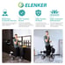 ELENKER® YF-9003D Deluxe Steerable Knee Walker 10in Front Wheels Foot Injuries