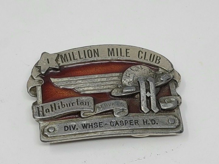 Vintage 1 Million Mile Club Belt Buckle