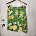Talbots Yellows and Greens Floral Skirt with Double Breasted Skirt Design Size 6