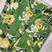 Talbots Yellows and Greens Floral Skirt with Double Breasted Skirt Design Size 6