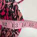 L Space Womens Small Trinity One Piece Cut Out Swimsuit Black Pink Butterfly NWT