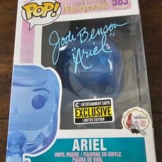 Jodi Benson signed Ariel Little Mermaid Funko Pop #563 (Translucent) with Ariel