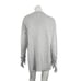 Laurie Felt Women's Size Small Vneck Pullover Sweater Gray with hearts