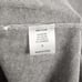 Laurie Felt Women's Size Small Vneck Pullover Sweater Gray with hearts