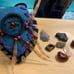 Medicine Bag w/8 Crytals