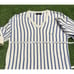 Christian Dior Monsieur Men's VINTAGE Blue Knit Golf V-Neck Sweater USA Large