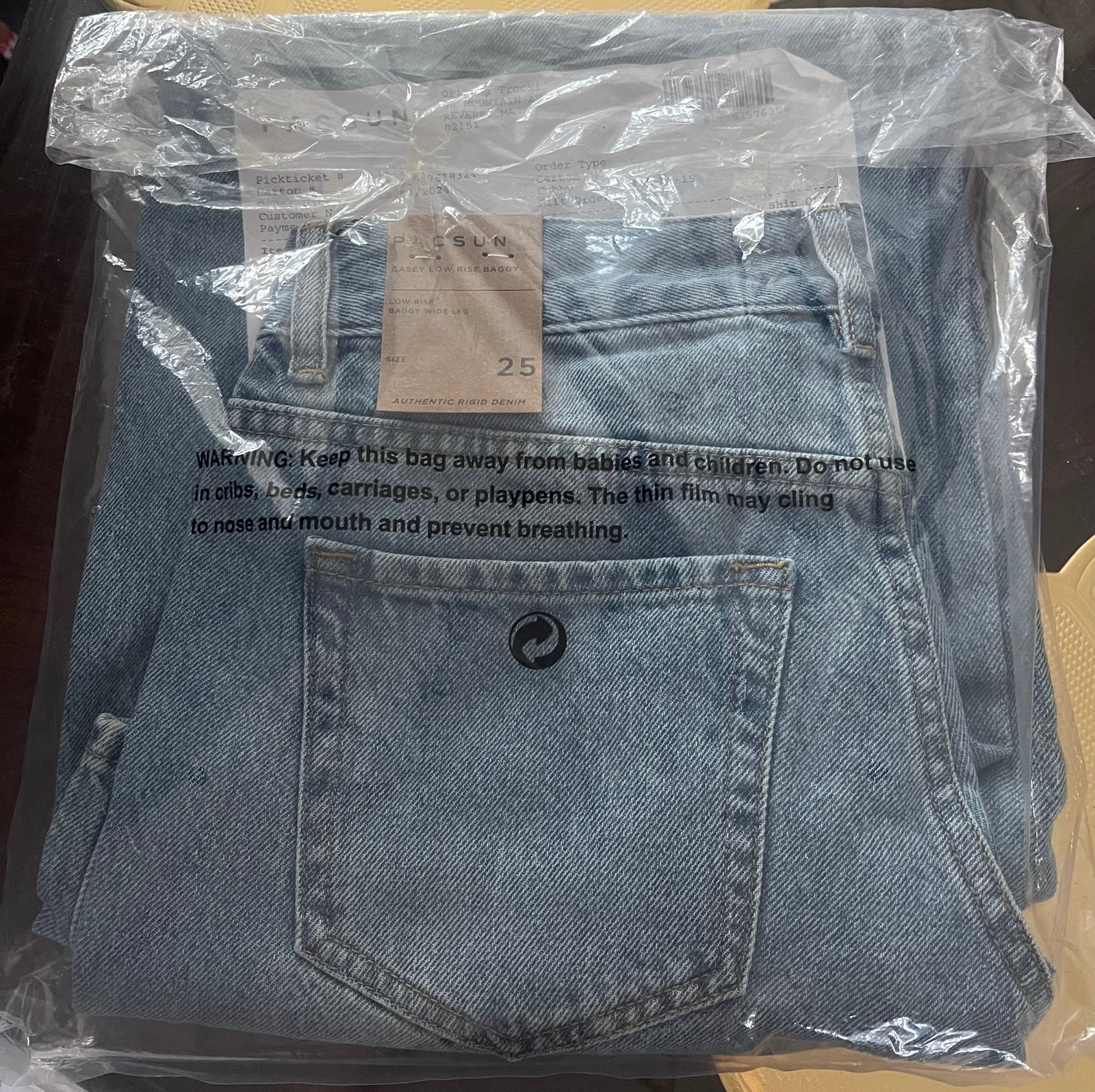 Pacsun Women’s Casey Astrid Low Rise Baggy Jeans