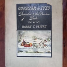 Currier and Ives book of plates