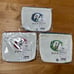 Yu Yu Hakusho Multi Pouch Set of 3 with Can Badge - Yusuke Urameshi, Kurama, Hiei