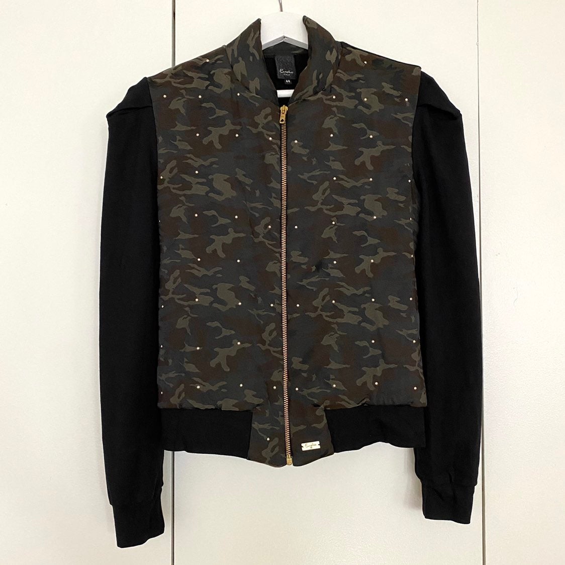 RARE MILITARY PRINT BOMBER JACKET, ITALY