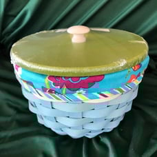 Longaberger Summer Lovin Ware Basket - Turquoise