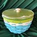 Longaberger Summer Lovin Ware Basket - Turquoise