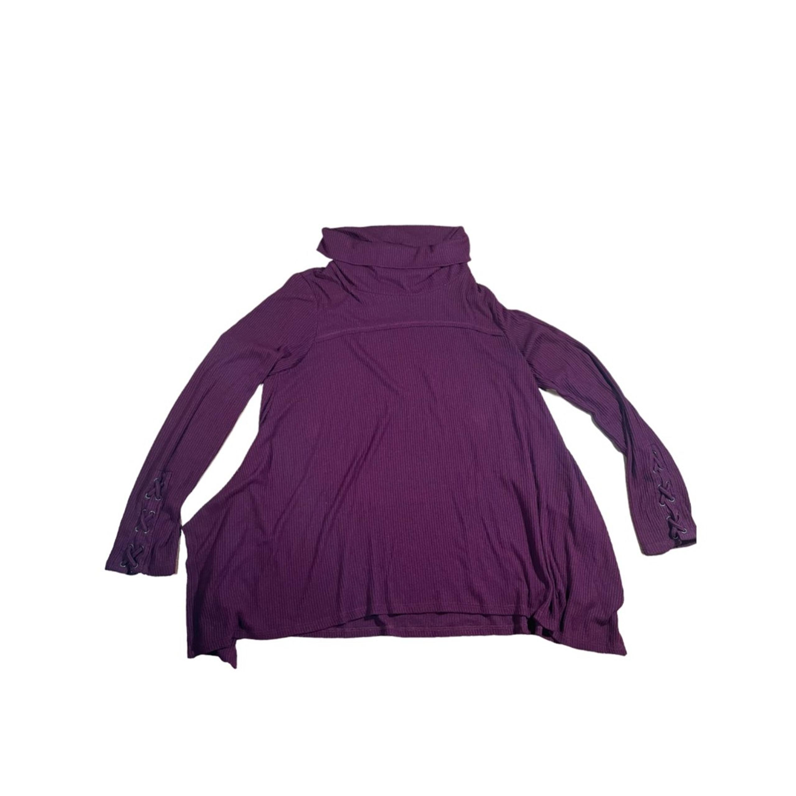 Knox Rose Sweater Women's Medium Burgundy Cowl Neck