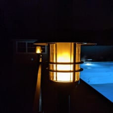 Flickering Flame Solar Outdoor Lights, Waterproof Pathway Torches